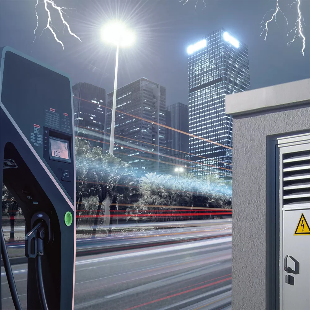 Power grids protected by DEHN