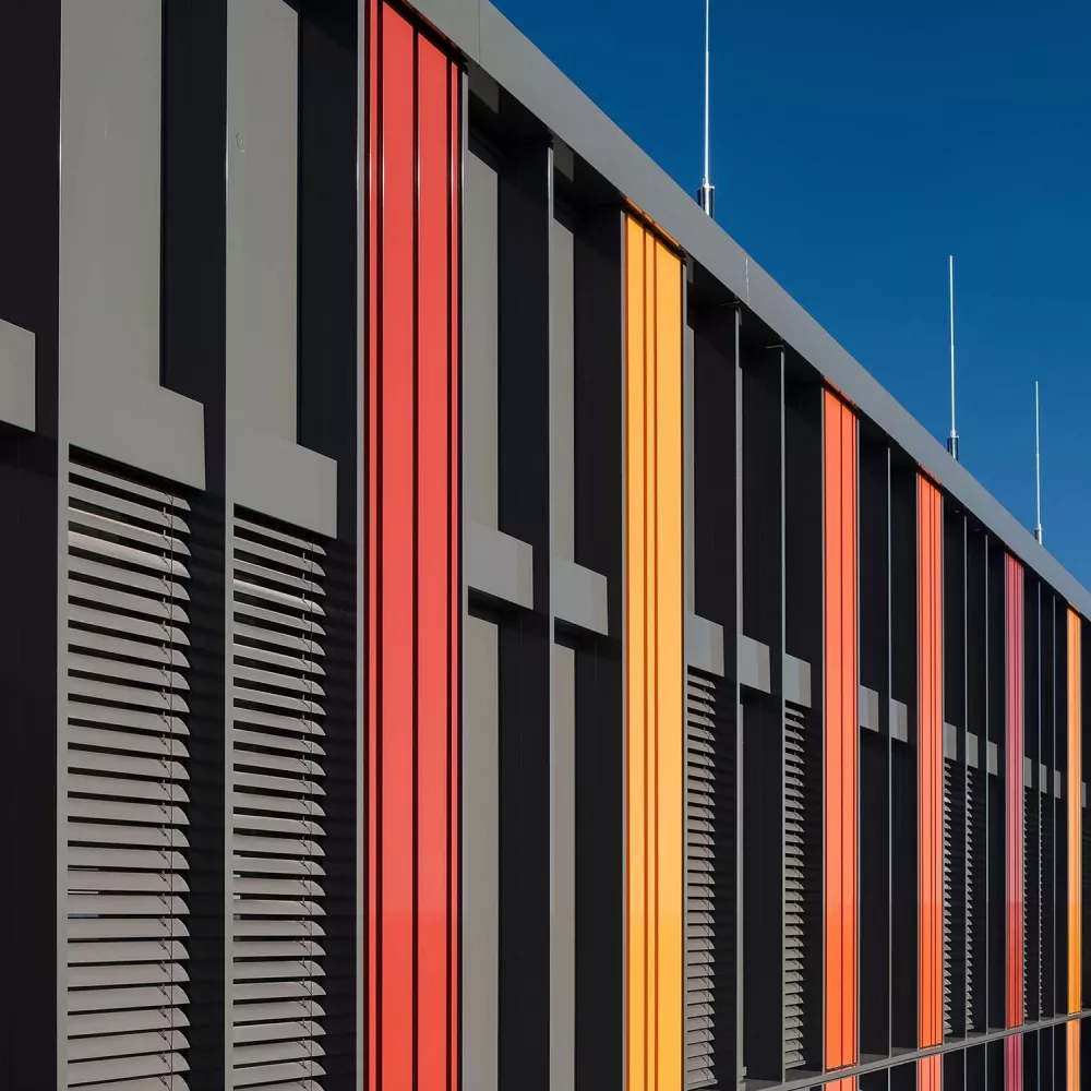Facade of the hospital in Ingolstadt