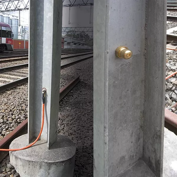 Railway infrastructure protected by DEHN